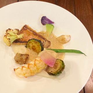 オマール海老と金目のアメリケーヌソース