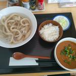 つけカレーうどん(300g)ライスセット(本格手打武蔵野うどん 麦といっぽ)
