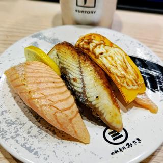 炙りネタ販売数ペスト3(回転寿司みさき イオンフードスタイル港南台店)