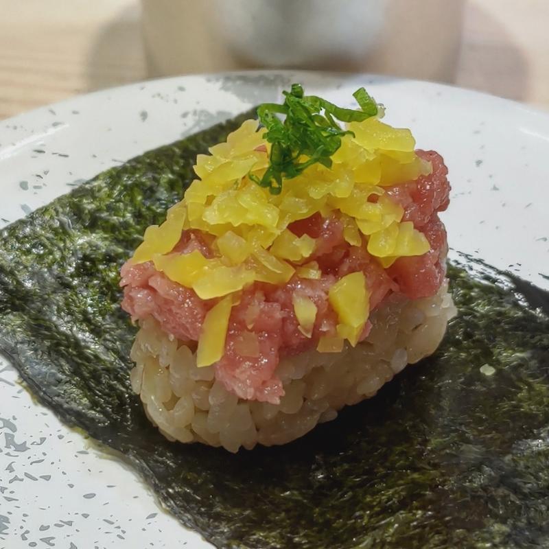 本気のとろたく包み(回転寿司みさき イオンフードスタイル港南台店)