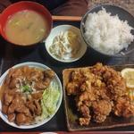 半もつ半から定食(食堂とみ)
