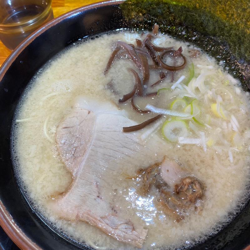 背脂とんこつラーメン(博多長浜とんこつ亭)