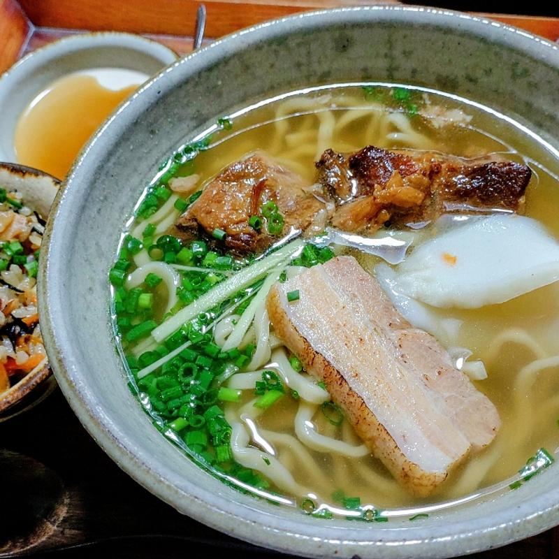 今帰仁そばセット(今帰仁そば （ナキジンソバ）)