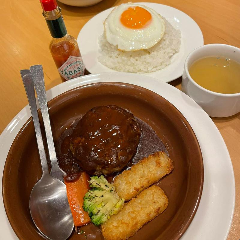 100%牛肉ハンバーグ(ガスト 世田谷八幡山店)