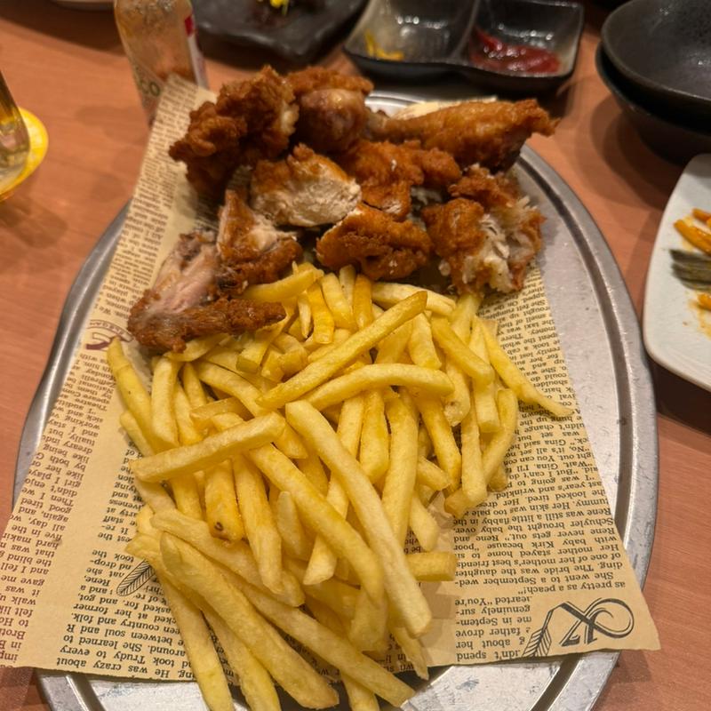 鶏の半身揚げ(いちげん 南越谷店)