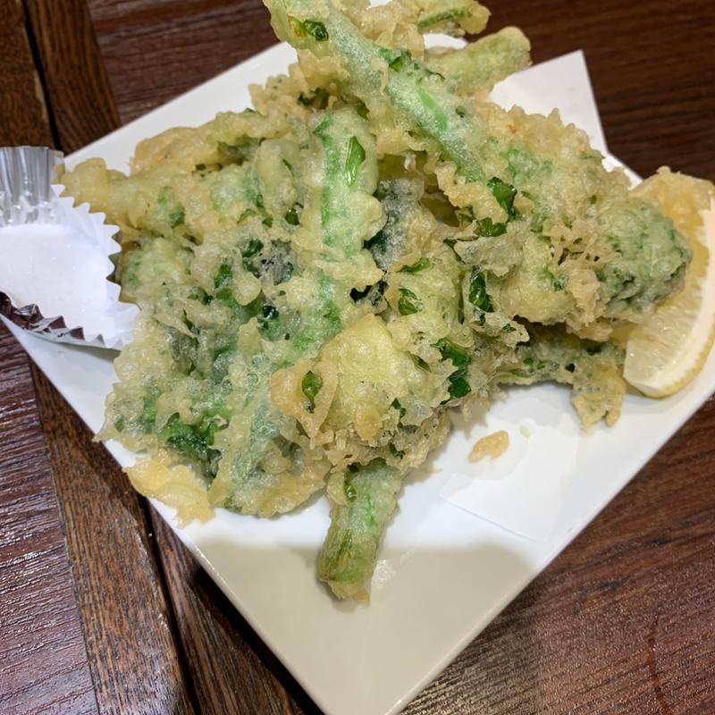 菜の花の天ぷら(清龍 池袋西口店)