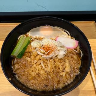 たぬきそば 生卵