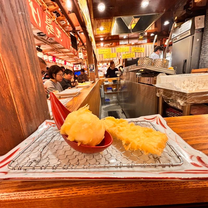 梅定食(天ぷら ばく天 横浜ポルタ店)