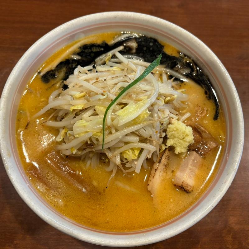 生姜付きみそらーめん(麺屋 おざわ)