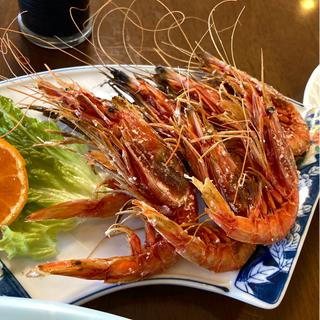 赤エビ塩焼き