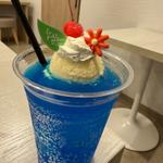 七湯フロート ブルーハワイ