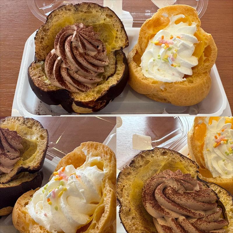 ダブルクリームシュー・チョコ&ホイップ(ファミリーマート さちが丘店)