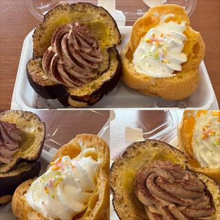 ダブルクリームシュー・チョコ&ホイップ