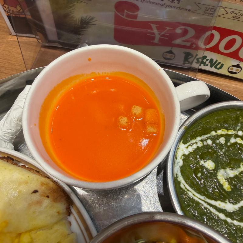 スープ(インド料理 BISHNU（ビスヌ） イオン伊都店)