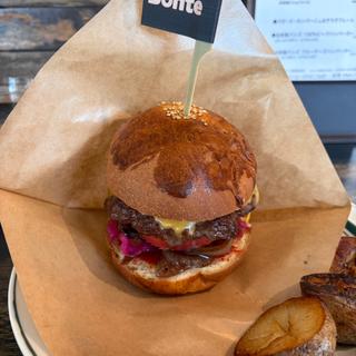 自家製バンズ 100%ビーフハンバーガー(Bonté ボンテ)