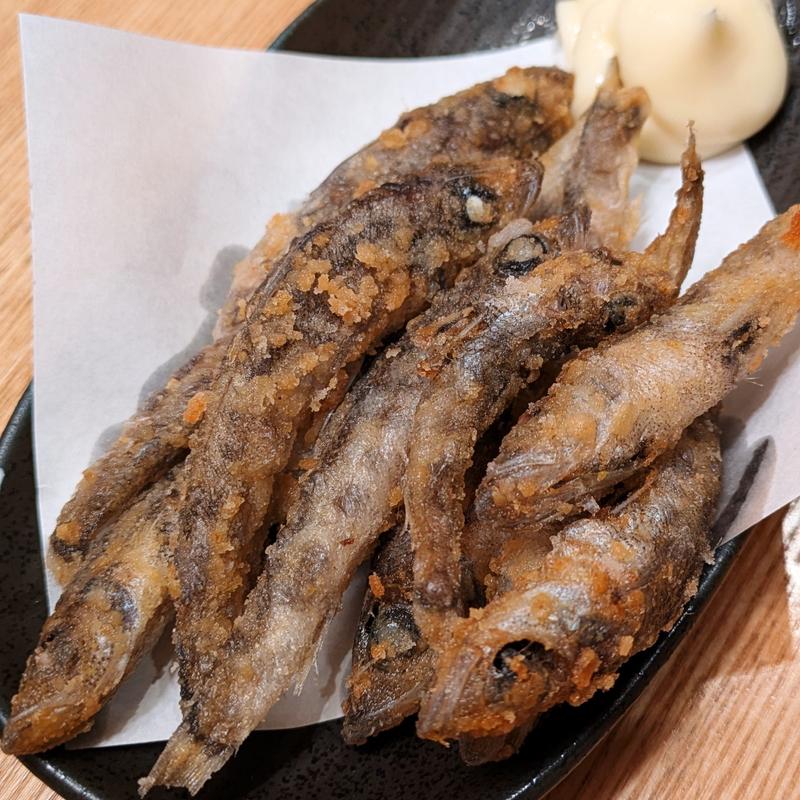 小魚唐揚げ(とびっきり鮮魚 鹿島田酒場)