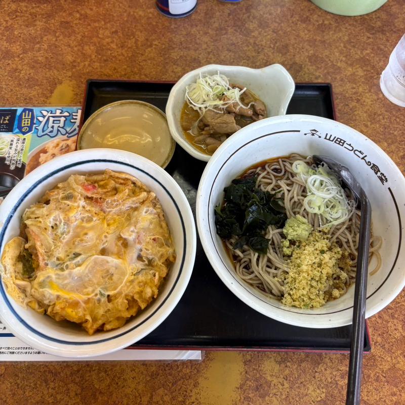 超得山田セット(山田うどん食堂 谷塚店)