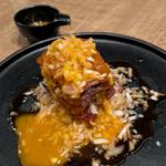 極上ミルフィーユ炙りユッケ(焼肉 遊幻亭)