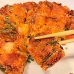 海鮮チーズチヂミ