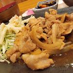 生姜焼き定食(お食事処 厚澤)