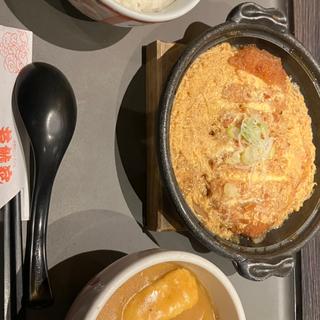 カツ鍋定食S カレーうどん