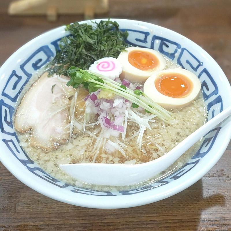 背脂と生姜の醤油らーめん 玉子(麺や六八)