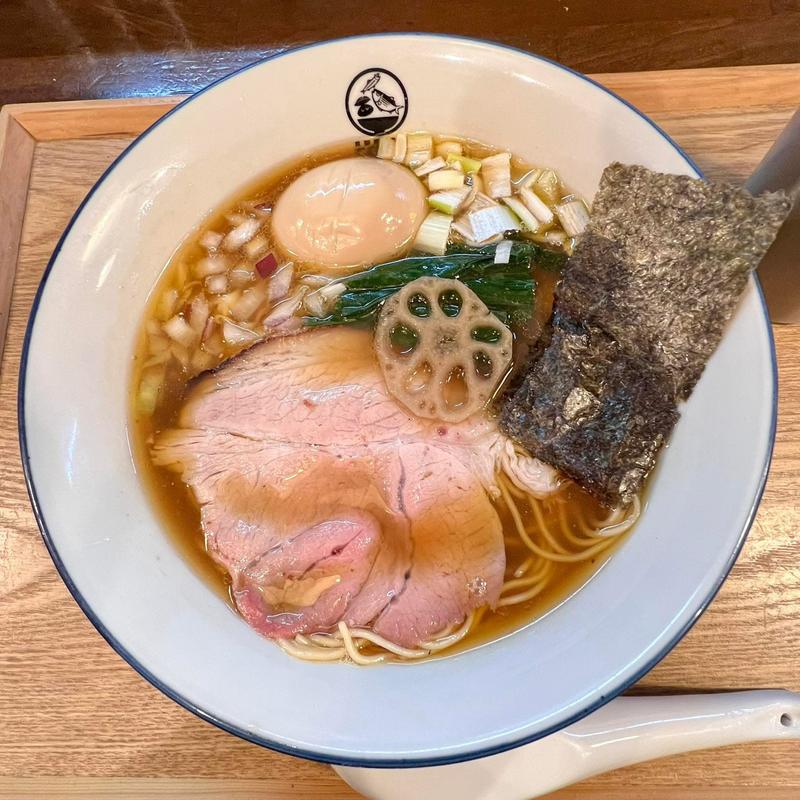 味玉醤油そば(貝節麺raik)