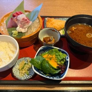 刺身3種盛り定食(マルサ水産 津島店)