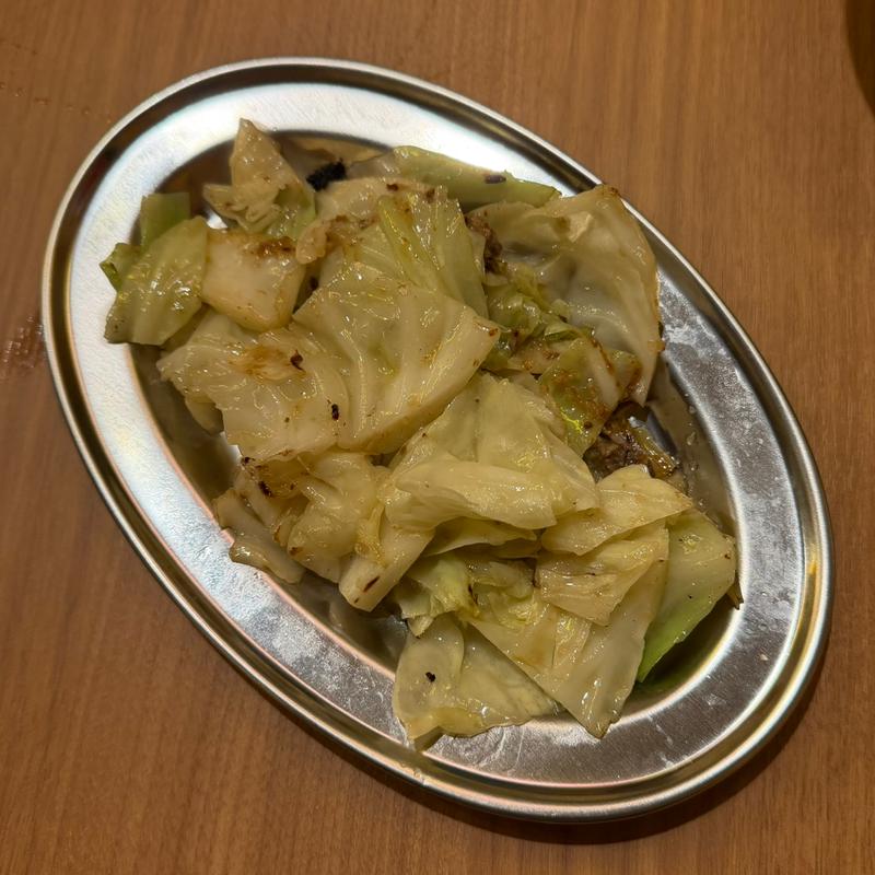 アンチョビキャベツ(大分からあげと鉄板焼 新福島応援団 勝男)