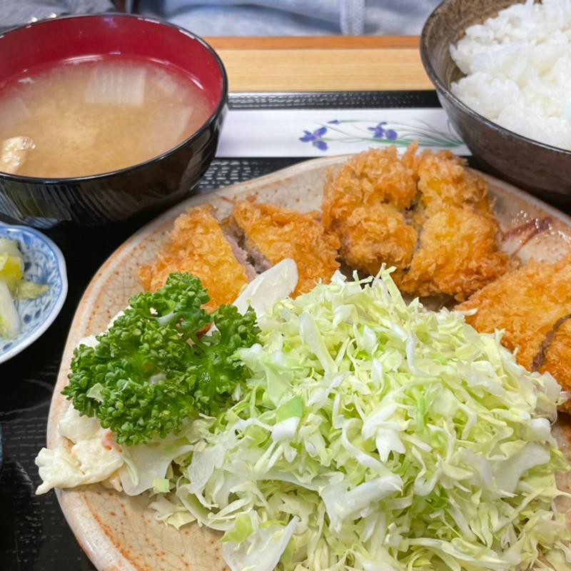 ヒレカツ定食(お食事処 ささ山)