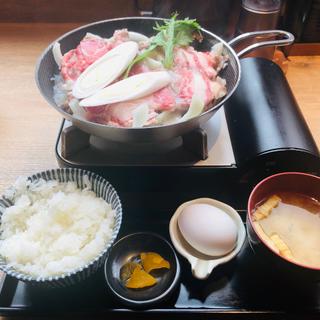 和牛すき焼き定食
