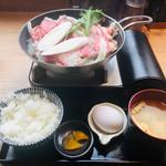 和牛すき焼き定食