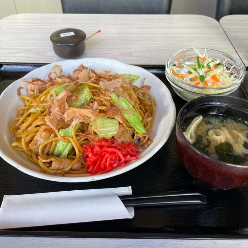 焼きそば（ソース）定食(こなもんや)