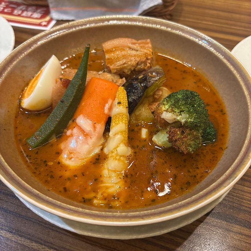 豚角煮と野菜のスープカレー(東京らっきょブラザーズ )