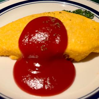 奥久慈卵の巻き巻きケチャップオムライス