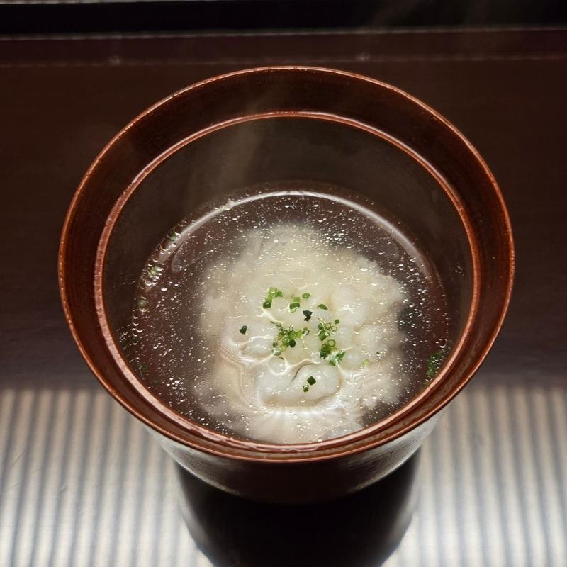 鱧 お吸い物(鮨 髙橋 謙太郎)