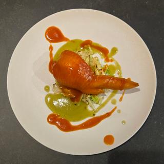 ヤンニョムチキンとちりめんキャベツのナムル(Mugunfa)