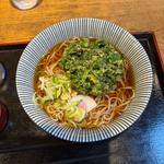 春菊の天ぷらそば