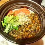 高菜と明太子の土鍋ご飯