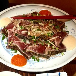 【高知直送】初鰹のタタキ炭火焼き