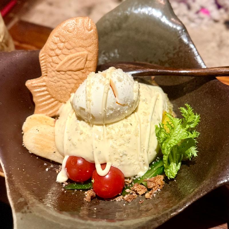 楽華日ポテトサラダ(炉端焼き 楽華日 大泉邸 海鮮 個室 居酒屋)