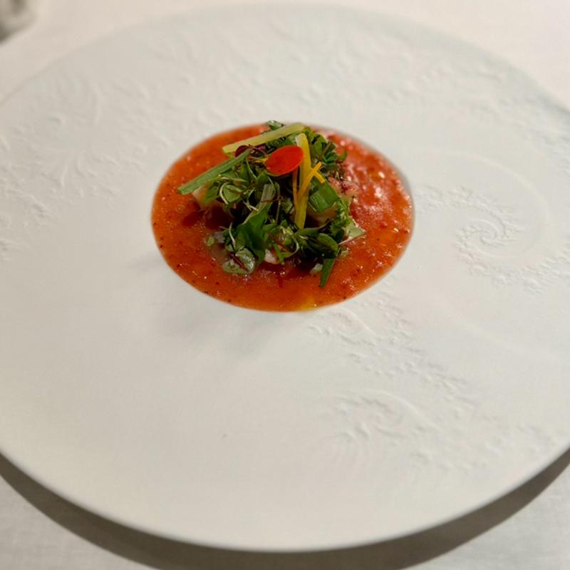 オートクチュールオマールのサラダ仕立て 爽やかなイチゴのコンビネーション 2025-2026(RISTORANTE OZIO（リストランテ オッツィオ）)