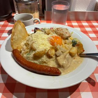 シュクメルリ風パスタ