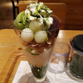 抹茶白玉パフェ(ナナズ・グリーンティ 丸ビル店)