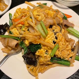 キクラゲと豚肉玉子炒め定食(香蘭モアーズ店)