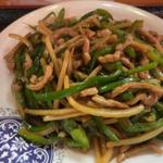 青椒肉絲定食