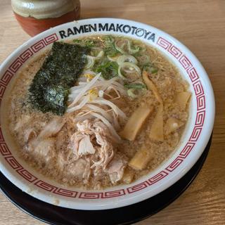 背脂醤油ラーメン(ラーメンまこと屋 松戸五香店)