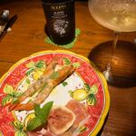 エビとレモンのマリナート