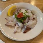 生タコ薄造り刺身