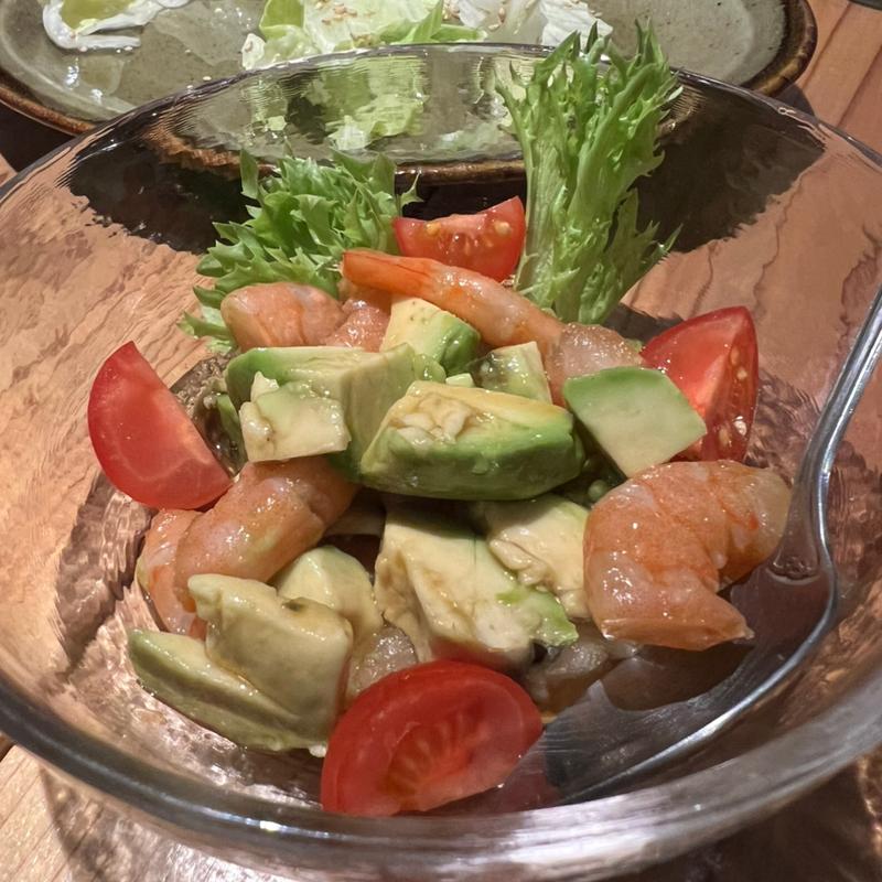 エビ　アボガド　ポキサラダ(福酒場)